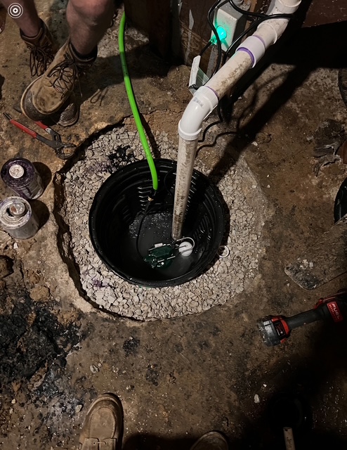 New Sump Pit with Pump Thumbnail